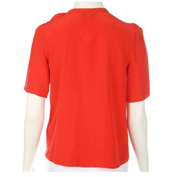 Sandro Silk Blouse with Side Tie Detail. Size Small (Designer size 1) - Picture 3 of 11